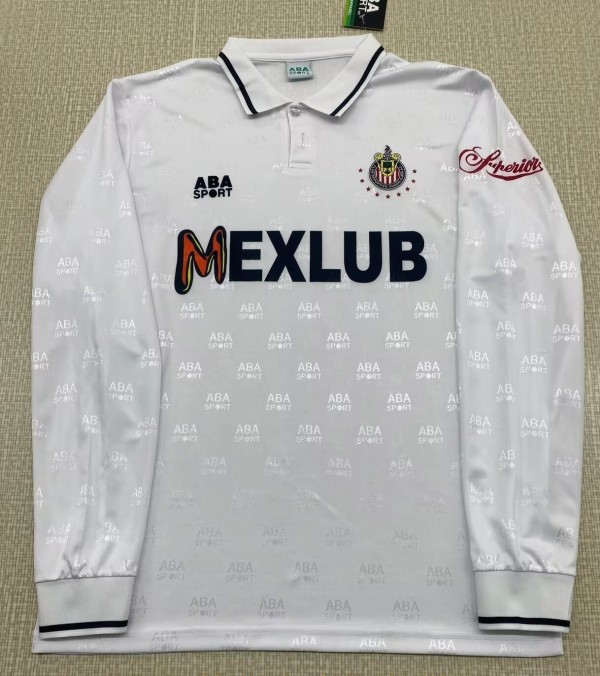 1994-1995 Chivas Long Sleeve Retro Soccer Jersey