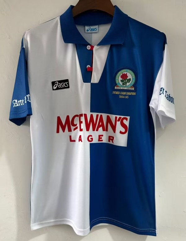 1995 Rangers Home Retro Soccer Jersey