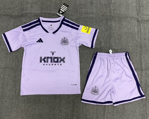 26-27 Newcastle Third Kids Soccer Jersey*带广告