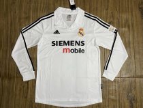 2004-2005 RMA Home Long Sleeve Retro Soccer Jersey 2004-2005 RMA Home Long Sleeve Retro Soccer Jersey