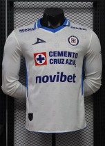 26-27 Cruz Azul Away Long Sleeve Player Version Soccer Jersey*长袖球员 26-27 Cruz Azul Away Long Sleeve Player Version Soccer Jersey*长袖球员