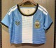 26-27 Argentina Messi Farewell Match Women Cheerleading Short-sleeved (女)