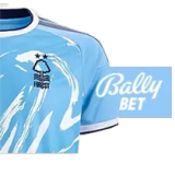 26-27 Nottingham Third Fans Soccer Jersey*带广告