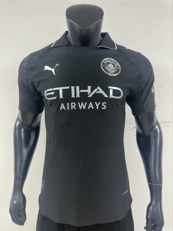 25-26 Man City Away Player Version Soccer Jersey