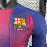 Copy 25-26 BAR Home Player Version Soccer Jersey*空白版