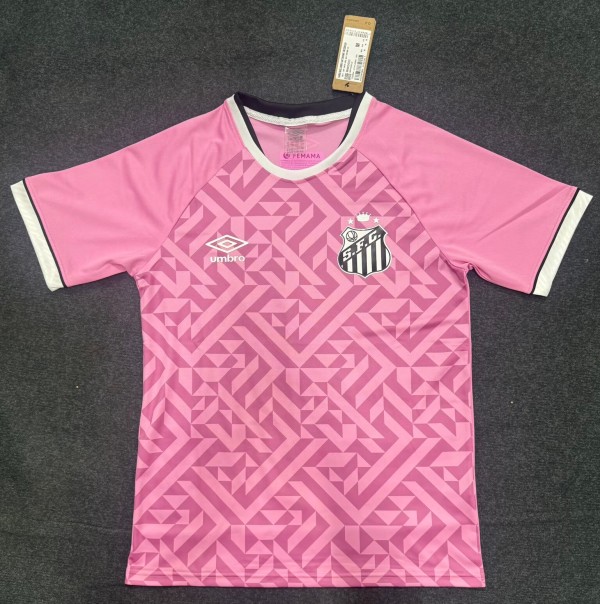 26-27 Santos FC Pink Special Edition Fans Soccer Jersey