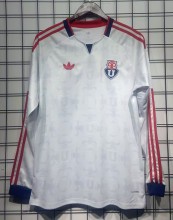 27-28 Universidad De Chile Away Long Sleeve Fans Soccer Jersey(长袖)