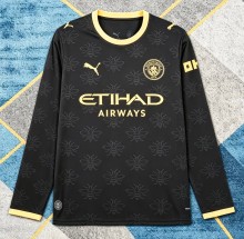 26-27 Man City Away Long Sleeve Fans Soccer Jersey (长袖)