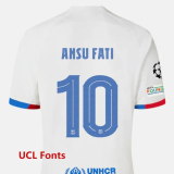 23-24 BAR Away Player Version Soccer Jersey