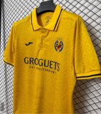 26-27 Villarreal Retro Version Fans Soccer Jersey